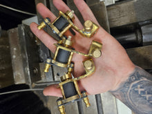 Load image into Gallery viewer, Vester x Hooper x Ruethless Brass Micro Dot